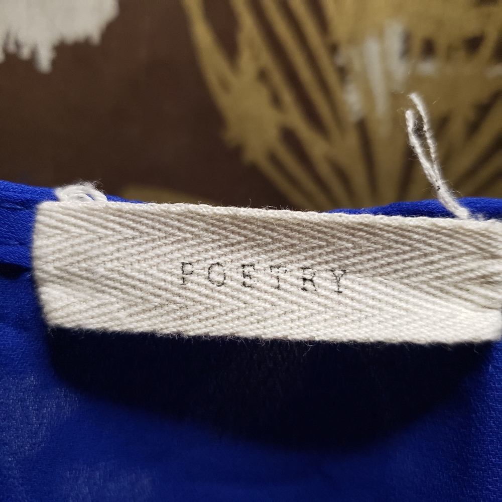 Women's royal blue top - Picture 2 of 3